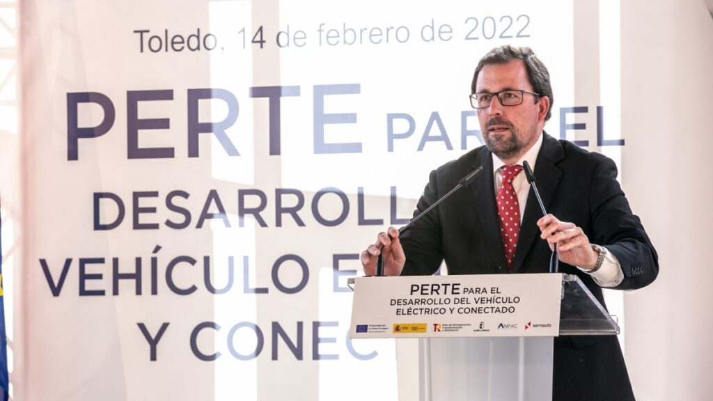 Inauguración de una jornada informativa sobre el PERTE del vehículo eléctrico en Castilla-La Mancha / Imagen: JCCM